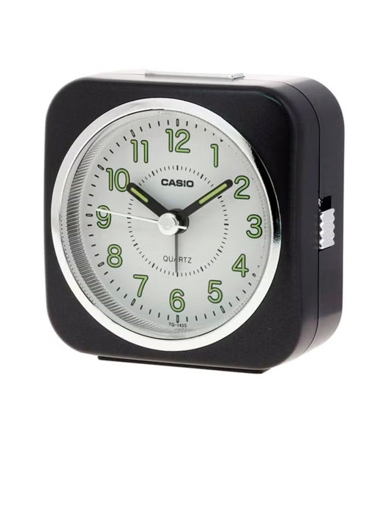 CASIO Wake Up Timer Alarm Desk Clock Black/White/Green 7.6x7.7x3.8cm - Image 1