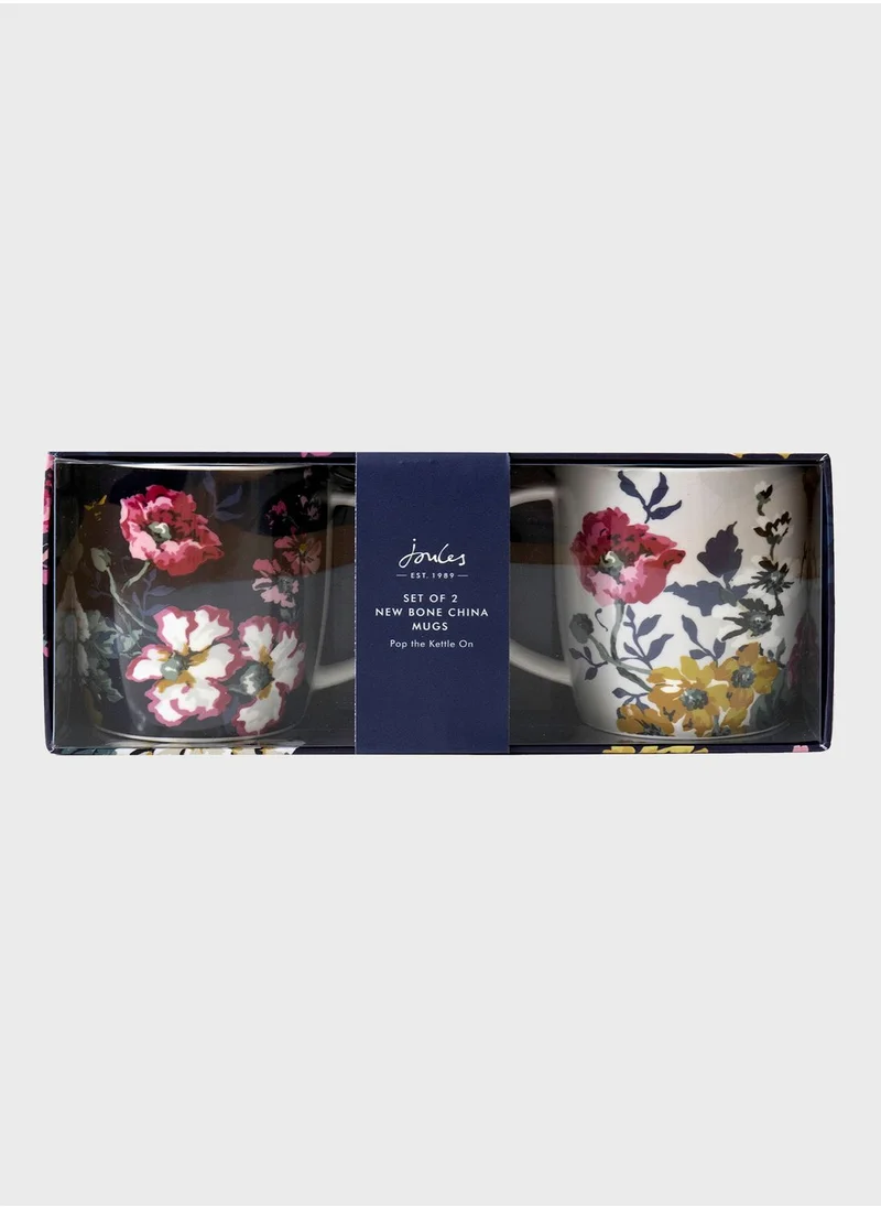 Joules Set Of 2 Mugs In Gift Box