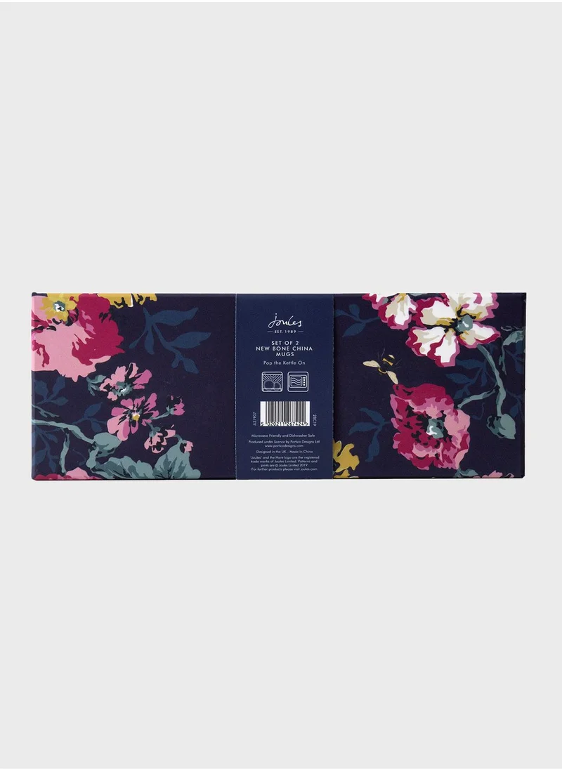 Joules Set Of 2 Mugs In Gift Box