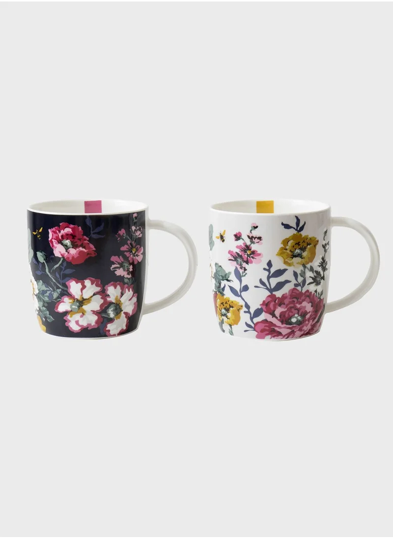 Joules Set Of 2 Mugs In Gift Box