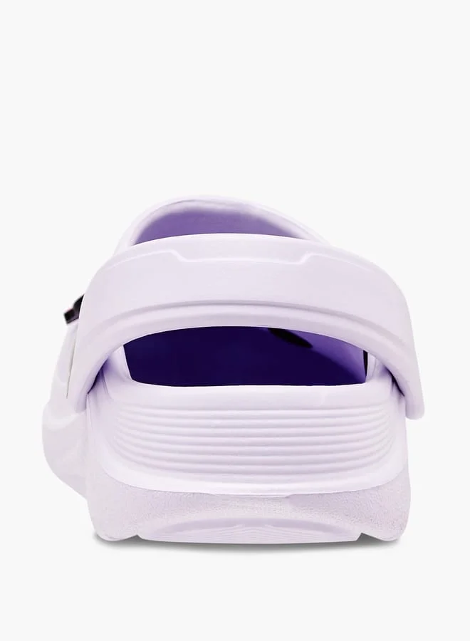 أكوا Girls' Applique Detail Clogs with Backstrap