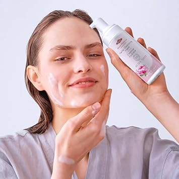 OTACI Gentle Cleansing Foam for Sensitive All Skin with Damascus Rose and Organic Aloe Vera Naturally Vegan - Image 3