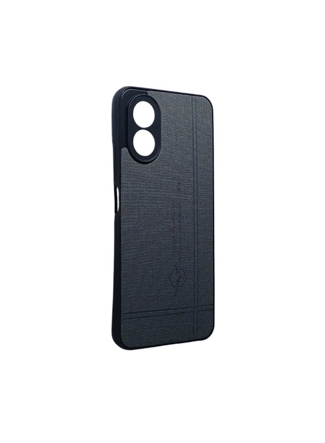 Phone Back Cover leather for Oppo A38 4G gray - Image 4