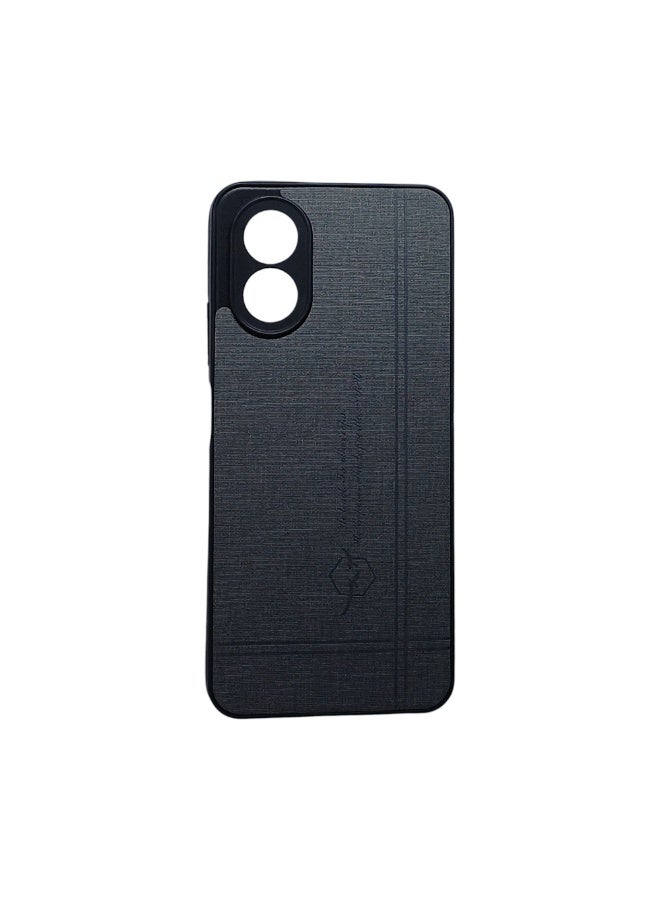 Phone Back Cover leather for Oppo A38 4G gray - Image 3