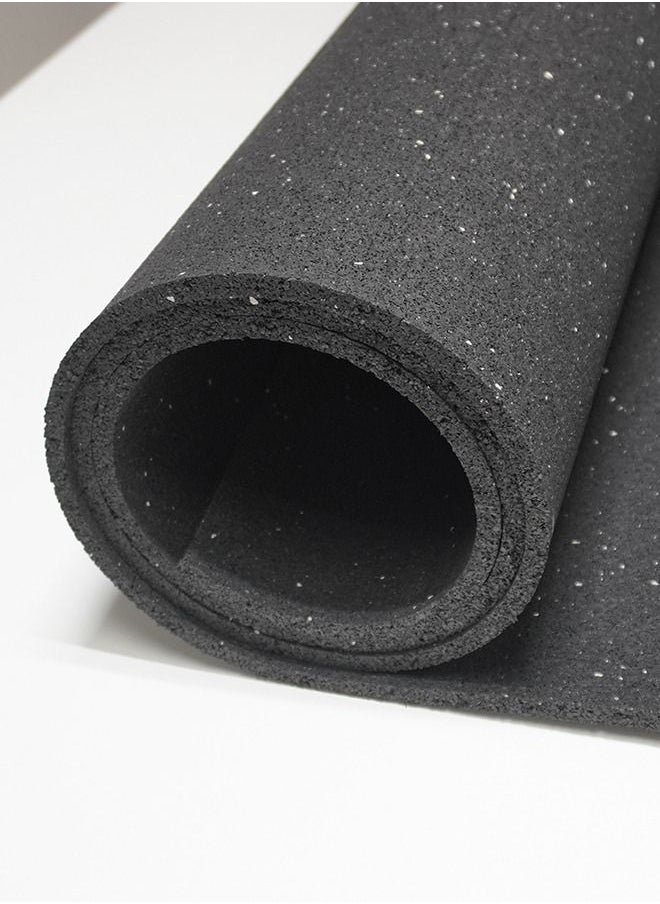 SAI Rubber mat roll 10mm thickness 10mx1.2m size black color suitable for all flooring underlayment reduce noise and vibration