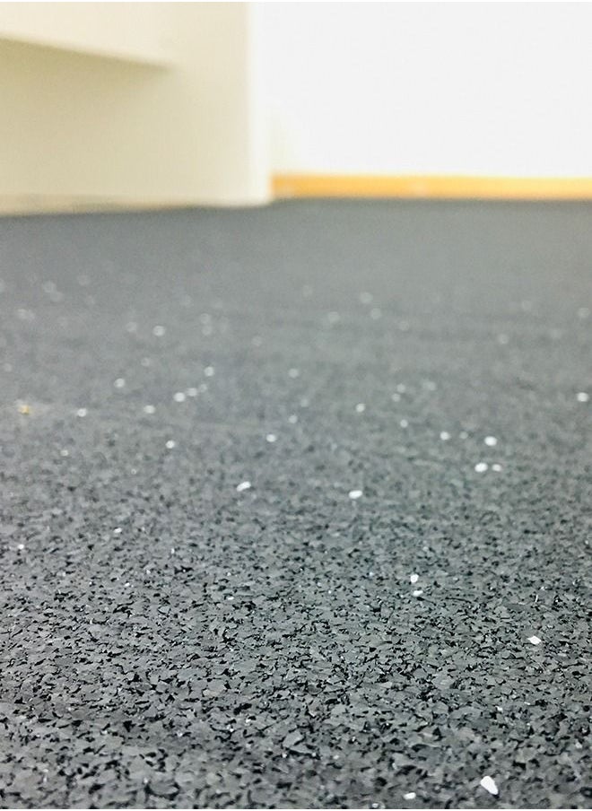 SAI Rubber mat roll 10mm thickness 10mx1.2m size black color suitable for all flooring underlayment reduce noise and vibration