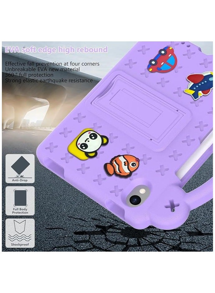 general Compatible with iPad Mini 7th Generation Case 2024 8.3 Inch Kids Tablet Case Shockproof Hard Cover Cover with Pencil Holder/Stand for iPad Mini 7 - Image 3