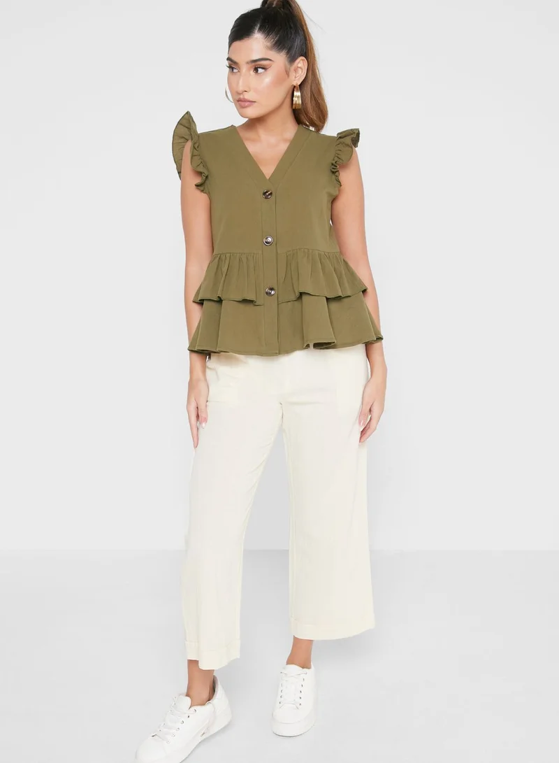 Ginger Front Tie Detail Pants