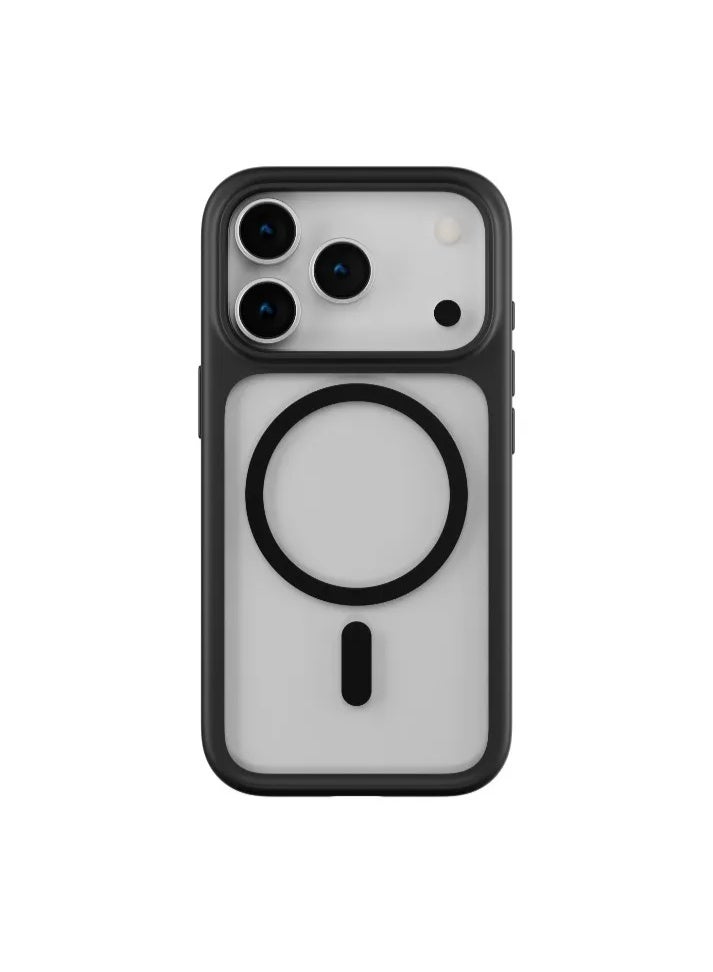 LEVELO iPhone 17 Pro Solo Matte MagSafe Case / 5ft. | 1.5m Drop Tested / MagSafe Compatible / Strong Magnets / Back Cover - Black - Image 1