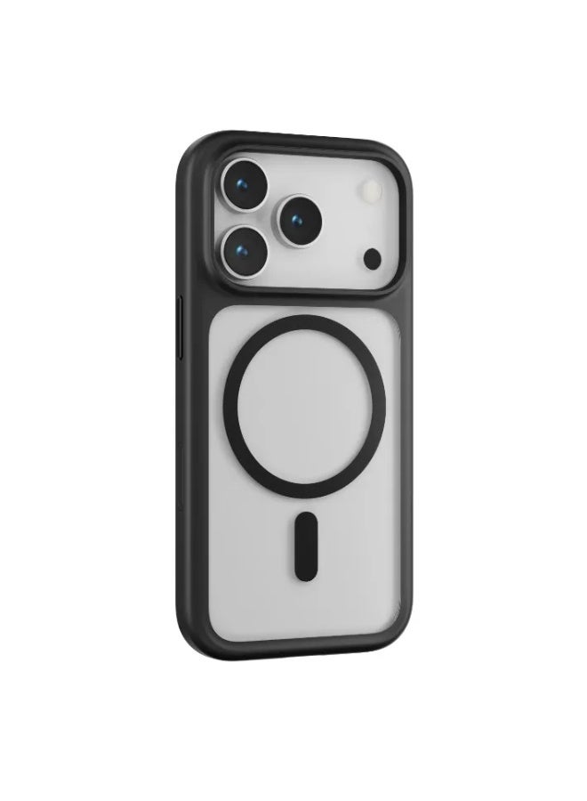 LEVELO iPhone 17 Pro Solo Matte MagSafe Case / 5ft. | 1.5m Drop Tested / MagSafe Compatible / Strong Magnets / Back Cover - Black - Image 3