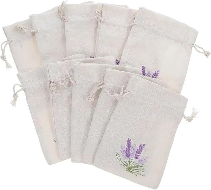 Lavender Sachet Drawstring Bags 20 Pcs Small Gift Pouches For Car Perfume Gifts - Image 4