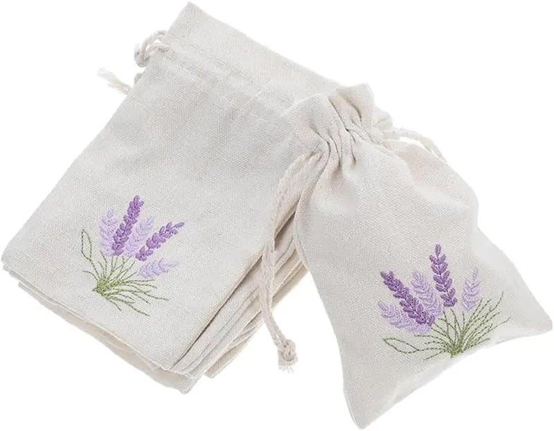Lavender Sachet Drawstring Bags 20 Pcs Small Gift Pouches For Car Perfume Gifts - Image 3