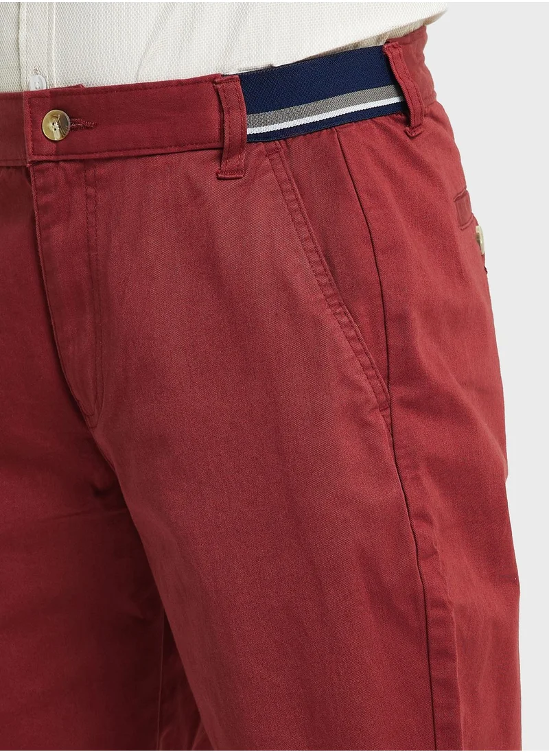 Thomas Scott Thomas Scott Men Mid-Rise Classic Slim Fit Easy Wash Trousers