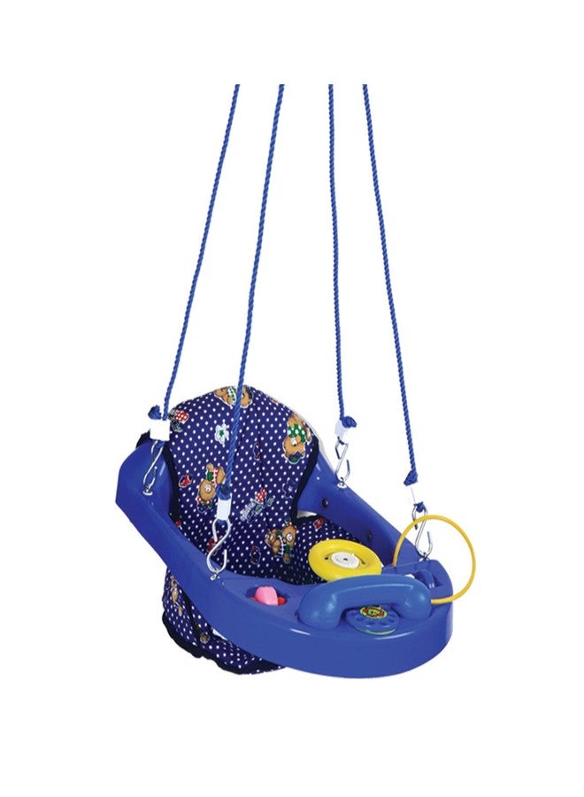 INFANTO Activity Baby Swing, Jhula - Safe and Stimulating Swing for Infants (6-15 Months) - Blue