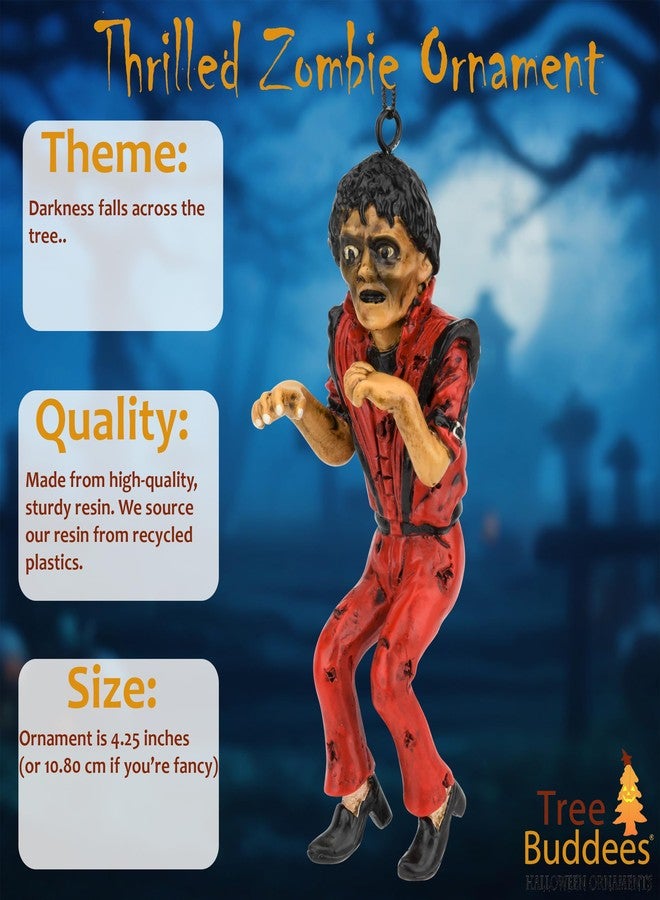 Tree Buddees Thrilled Zombie Halloween Ornament Decoration - Image 2