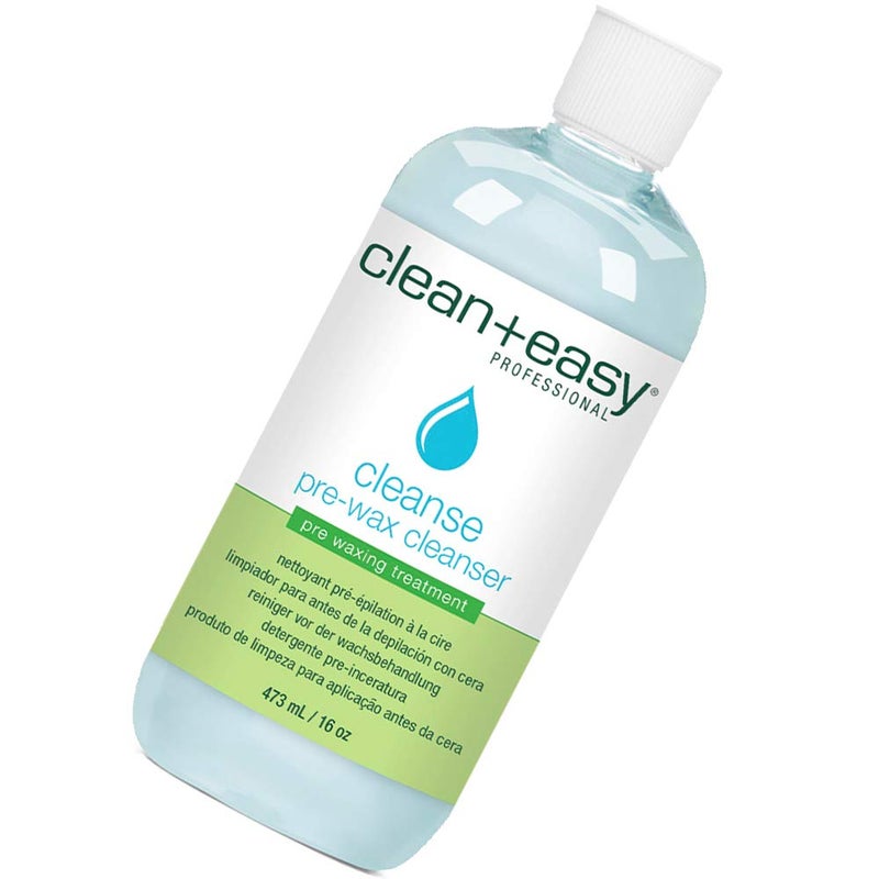 Clean + Easy Cleanse- Pre Wax Cleanser, Removes Any Traces Of Oils and Make-up Before Hair Removal, Essential Pre-Treatment for Effective Waxing, 16 oz - Image 1