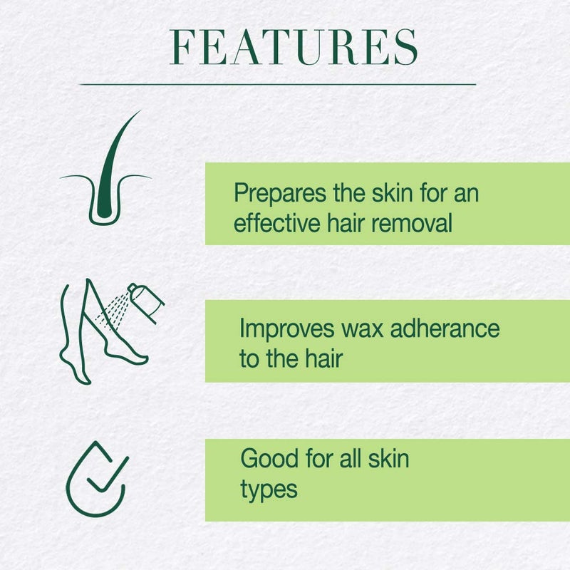 Clean + Easy Cleanse- Pre Wax Cleanser, Removes Any Traces Of Oils and Make-up Before Hair Removal, Essential Pre-Treatment for Effective Waxing, 16 oz - Image 4