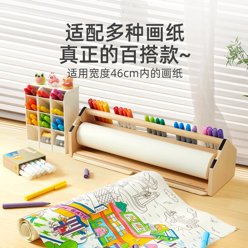 Mideer Desktop Scroll Rack for Kids Drawing Paper Holder - Image 5