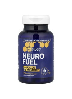 Natural Stacks Natural Stacks, Neuro Fuel™, 75 Vegan Capsules  - Image 1