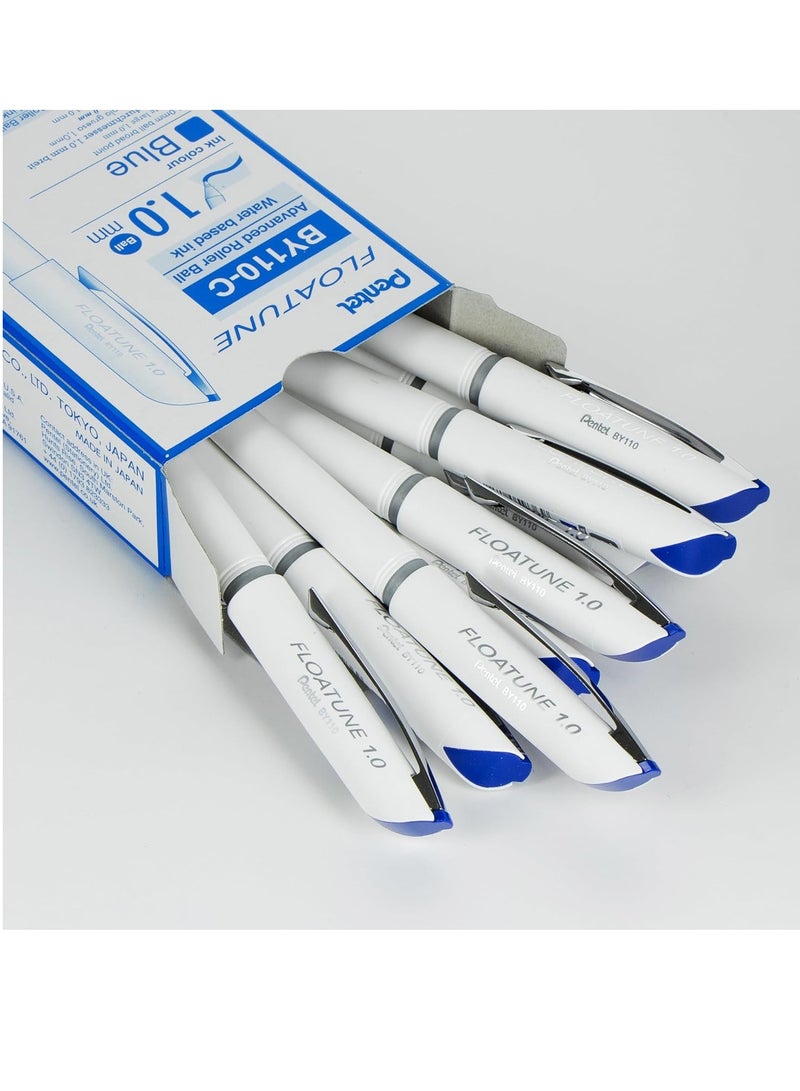 Pentel قلم رولر فلواتون المتقدم 12 قطعة 1.0 مم أزرق - Image 3