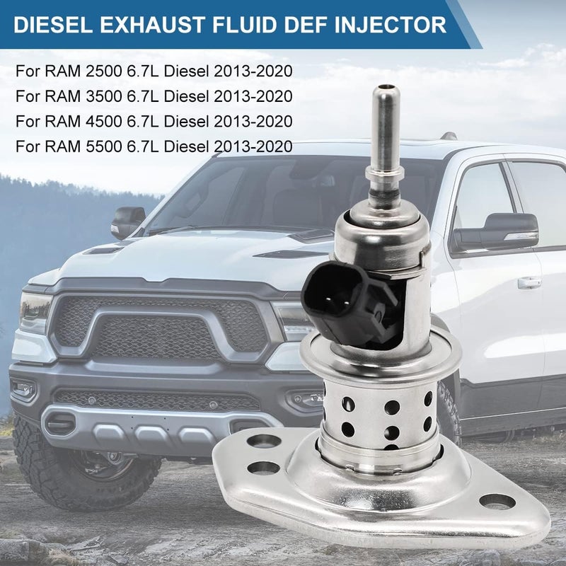 HPEVA Diesel Exhaust Fluid Injector (DEF) for Dodge Ram 2500 3500 4500 5500 6.7L (2013-2020) - Replacement Nozzle OE 04627241AD - Image 2