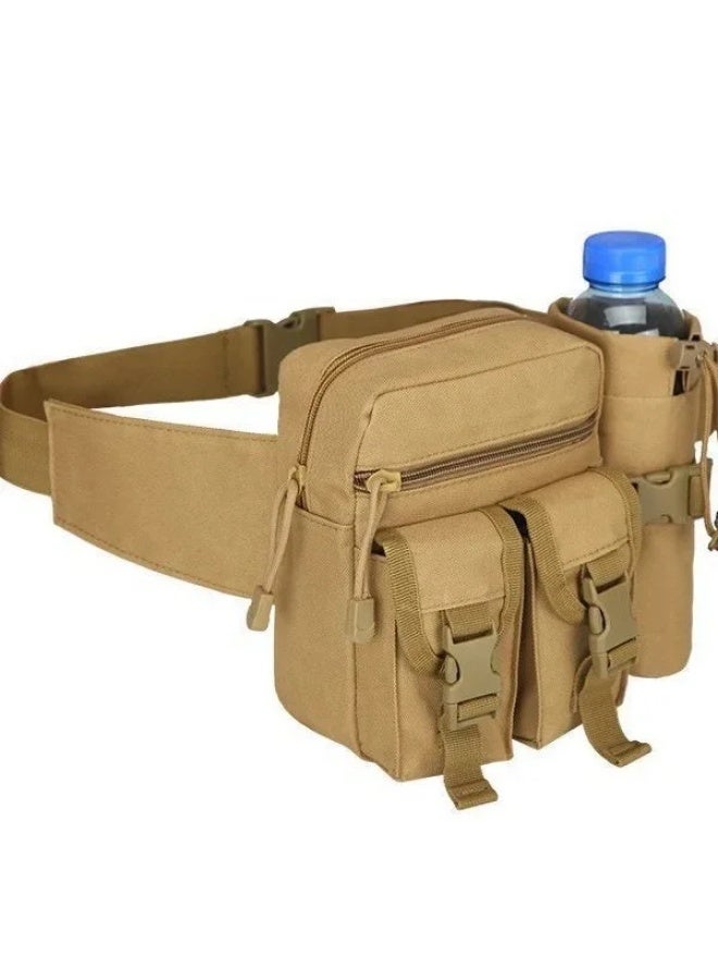 Generic 2024 Tactical Running Waist Bag Outdoor Sports Waterproof Men's Mountain Climbing Waist Pouch Functional Sling Bag For Running-Color:The Desert Digital  - Image 4