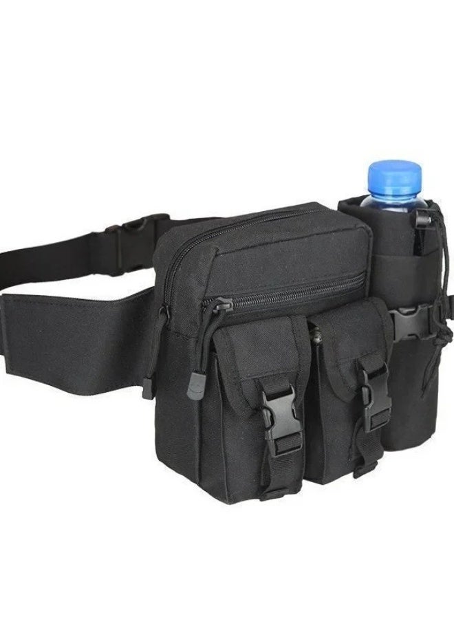 Generic 2024 Tactical Running Waist Bag Outdoor Sports Waterproof Men's Mountain Climbing Waist Pouch Functional Sling Bag For Running-Color:The Desert Digital  - Image 2