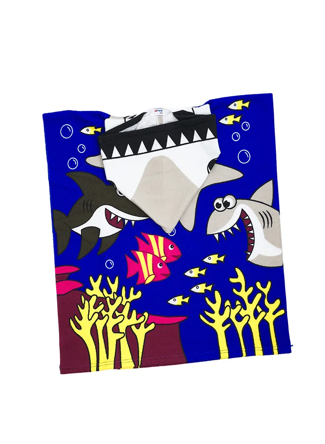 babyqlo Shark Kids Hooded Bath Towel