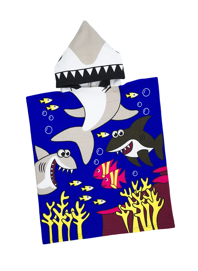 بيبي كلو Shark Kids Hooded Bath Towel