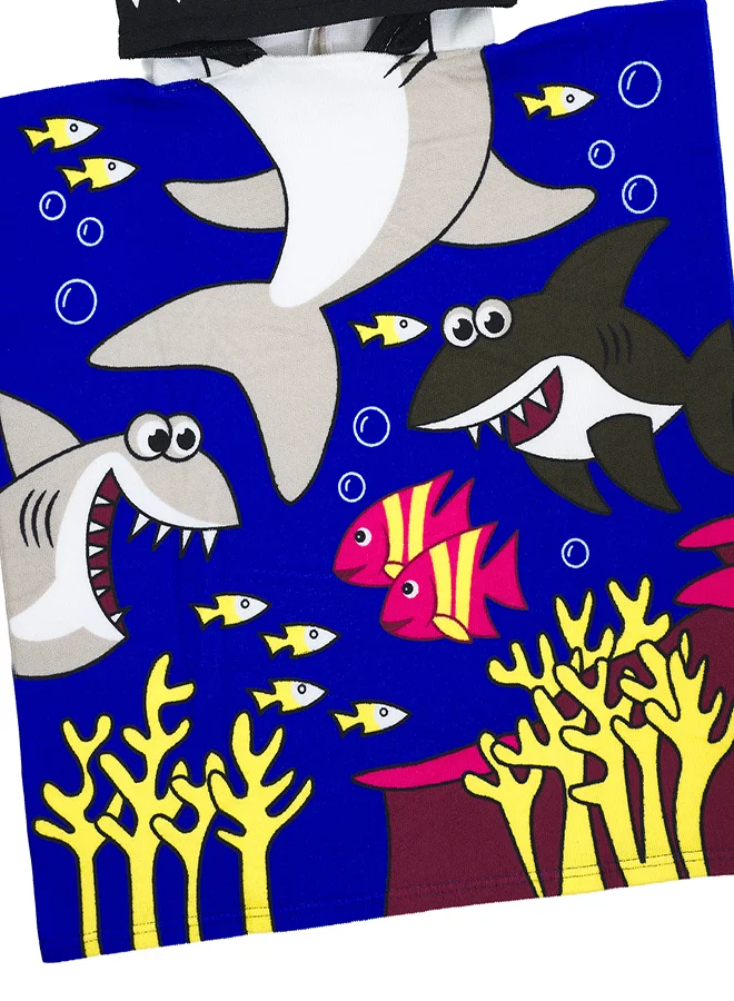 babyqlo Shark Kids Hooded Bath Towel