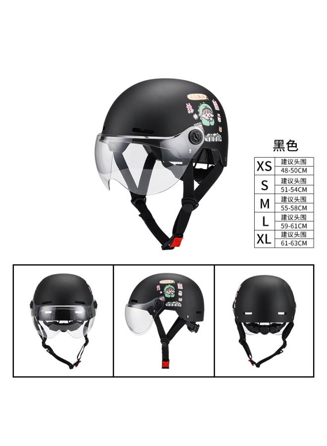 New National 3c Certified Electric Car Motorcycle Helmet Adult Older Children Extreme Riding Drop-resistant Children's Helmet
