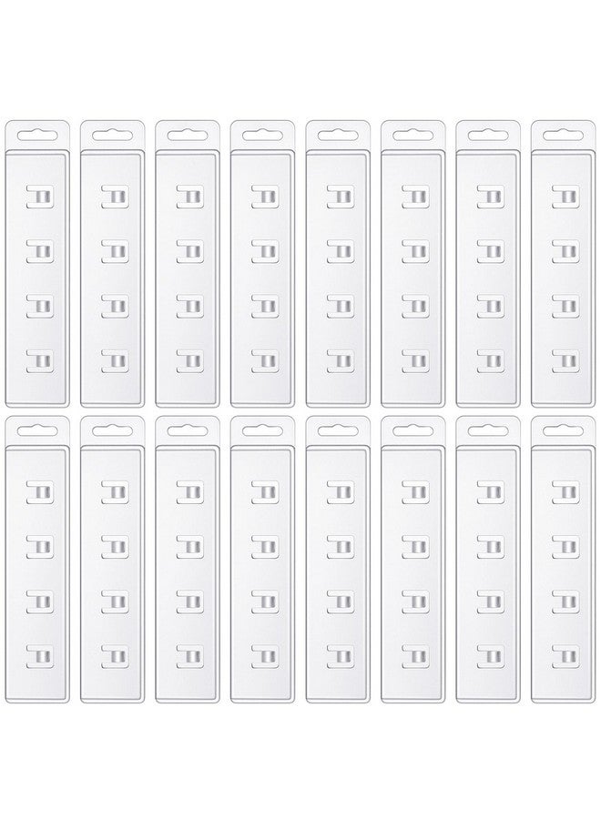 Sinmoe Swipe Badge Holder Id Holder Half Card Vertical Half Card Clear Plastic Swipe Card Holder Half Side Id Holder Hard Easy Slide Badge Holder With Gripper For Swiping Id Credit Name Card (10 Pack) - Image 1