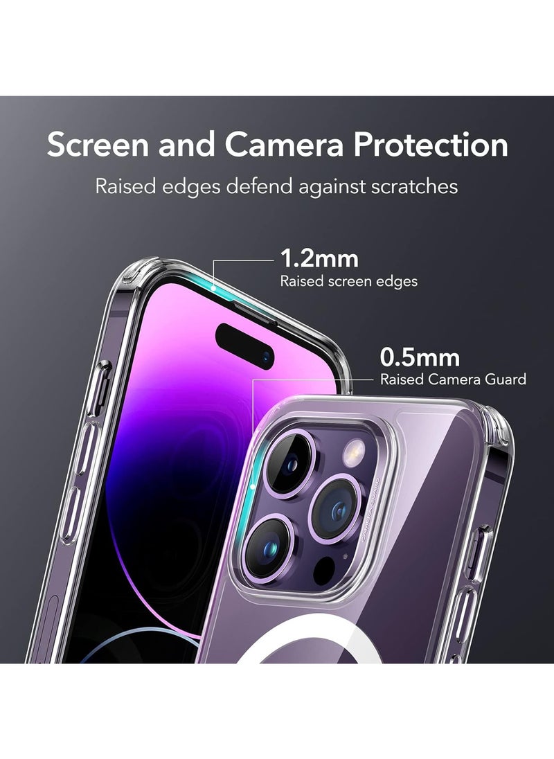 Generic Magsafe Case for iPhone 14 Pro Max Magsafe Clear Cover Magnetic Wireless Charging Support, Shockproof Protection, Scratch-Resistant foriPhone 14 Pro Max - Clear  - Image 4
