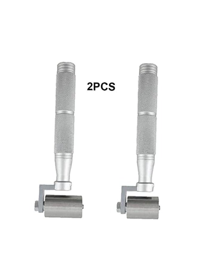 Hand Tool Stainless Steel Wallpaper Roller Home Decoration Building Seam Smooth Tool 2PCS Hand Tool - Image 4
