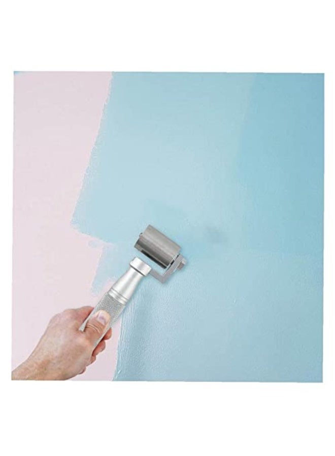 Hand Tool Stainless Steel Wallpaper Roller Home Decoration Building Seam Smooth Tool 2PCS Hand Tool - Image 5