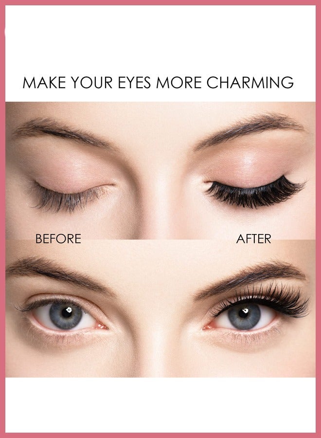 BONITO Magnetic Eyelashes Set with Applicator, Natural Look False Lashes, Reusable Dual-Magnet Lashes, Glue-Free & Waterproof, Comfortable All-Day Wear for Women & Beginners - Image 4
