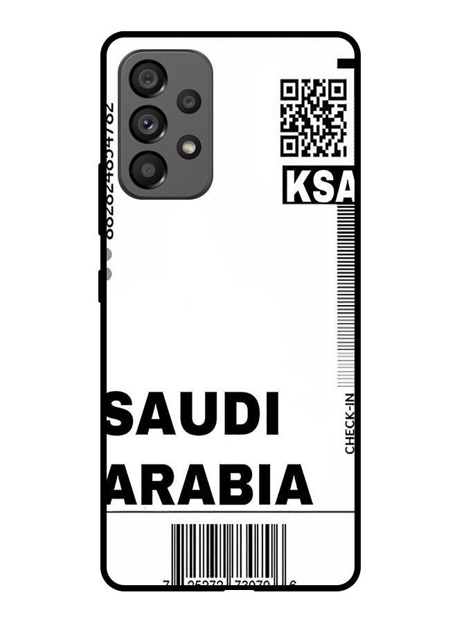 Theodor Protective Case Cover For Samsung Galaxy A53 5G   Saudi boarding pass - Image 1