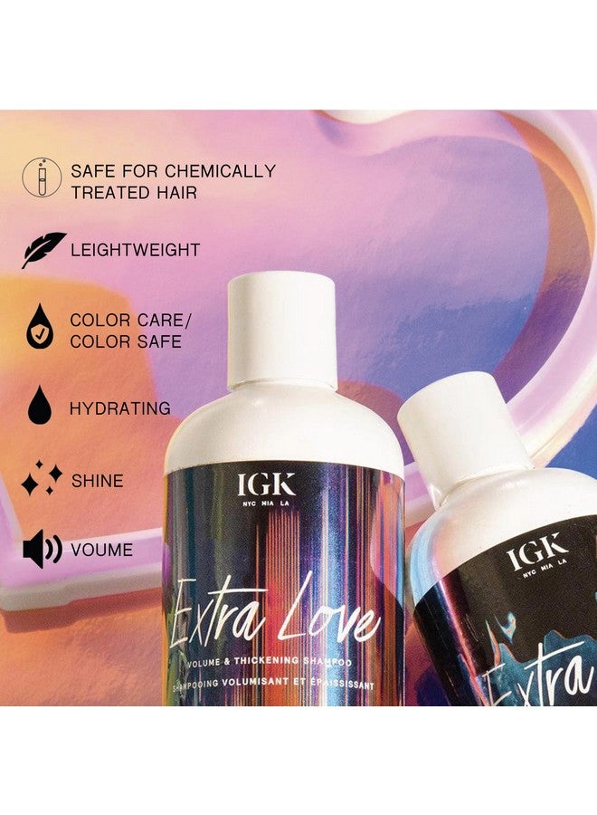 أي جي كي مجموعة شامبو وبلسم إكسترا لوف لزيادة كثافة الشعر وتكثيفه، خفيفة الوزن + تدعم فروة الرأس + زيت متوازن نباتي + لم يتم الإساءة إلى الحيوانات لتصنيعها، 8 أونصة - Image 4