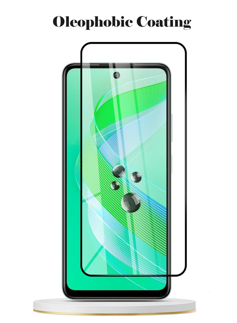 Techie حماية شاشة زجاجية مقساة HD بصلابة 10H تغطي بالكامل لهاتف Infinix Smart 8 - مضادة للخدوش، مضادة لبصمات الأصابع، وتقنية خالية من الفقاعات - Image 4