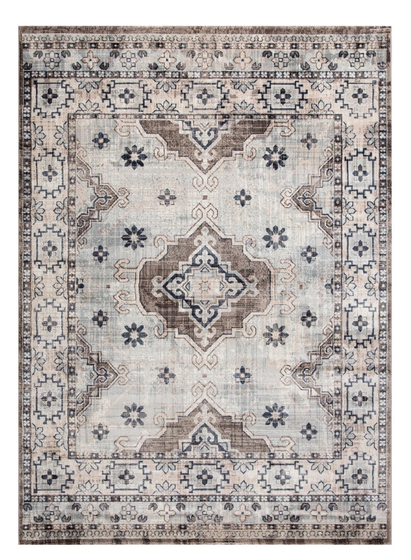 لوفت كندرا، سجادة خارجية، سجادة أريكة، سجادة معيشة، مقاس 230×310 سم، قماش، بني فاتح، صنع في مصر-5655/RN8-X - Image 3