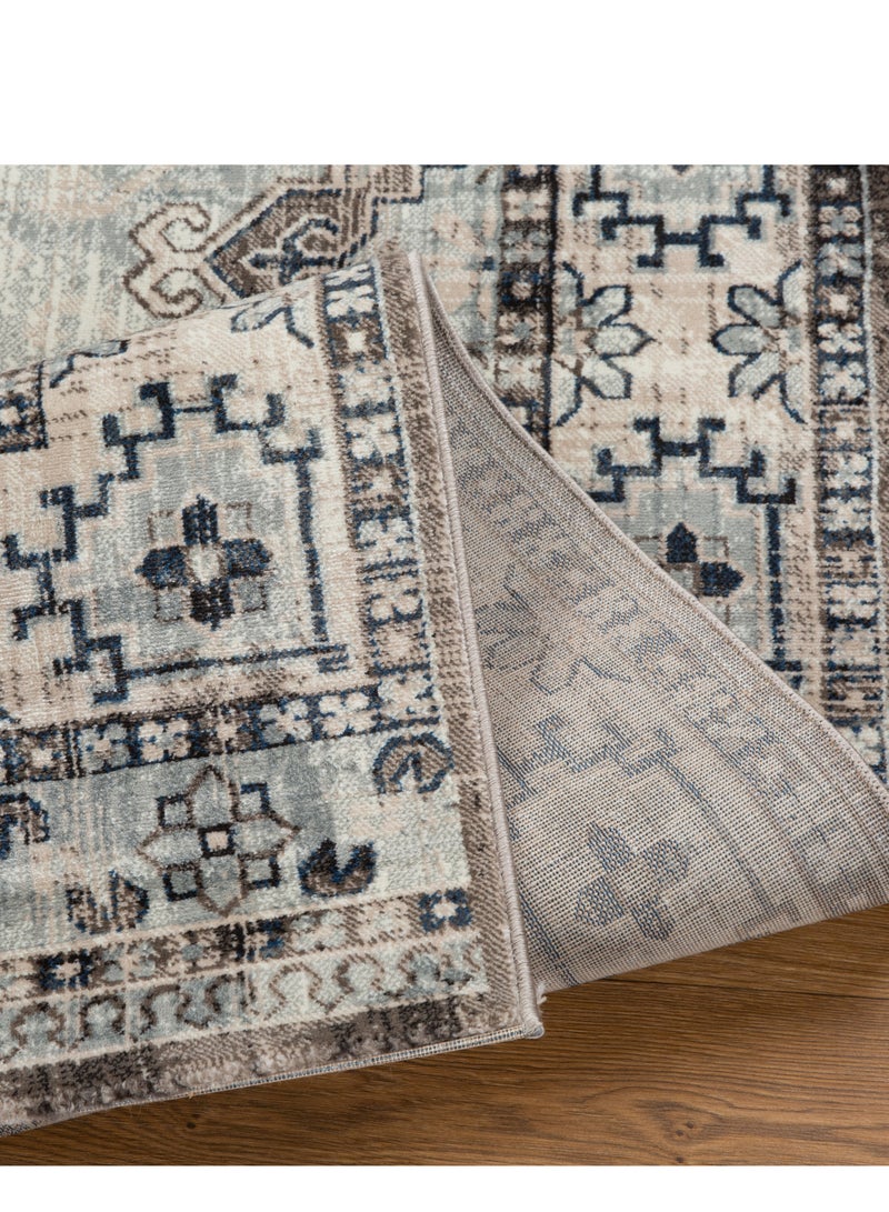 لوفت كندرا، سجادة خارجية، سجادة أريكة، سجادة معيشة، مقاس 230×310 سم، قماش، بني فاتح، صنع في مصر-5655/RN8-X - Image 2