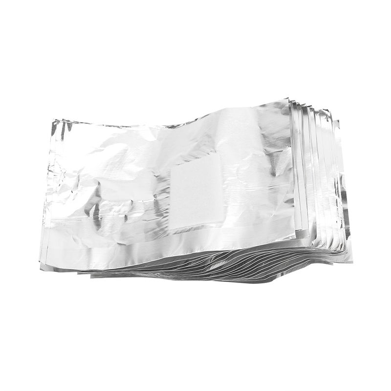 50pcs Nail Polish Removal Tinfoil Wraps Cotton UV Gel Soak off Cotton Pads - Image 1