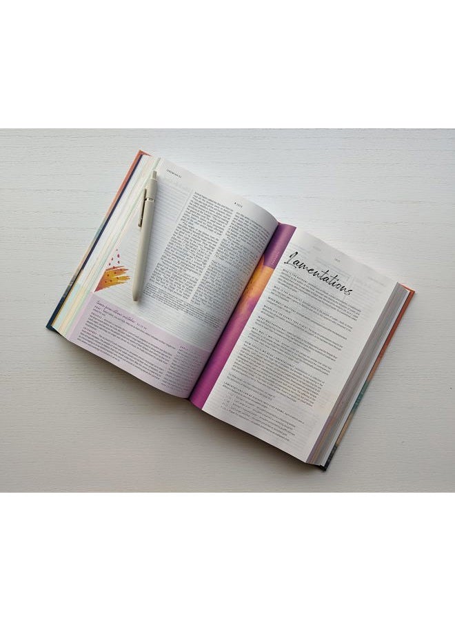 Tyndale NLT Courage For Life Study Bible for Women (LeatherLike, Fierce Pink, Indexed, Filament Enabled) - Image 4