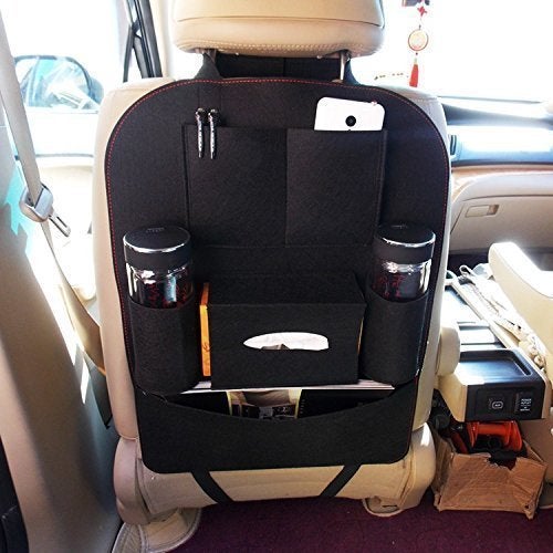PRIKNIK Car Seat Back Multi Pocket Storage Bag Organizer Holder Hanger Accessory -Compatible with T-oyota I-nnova Type 4 (2014-2015) - Image 5