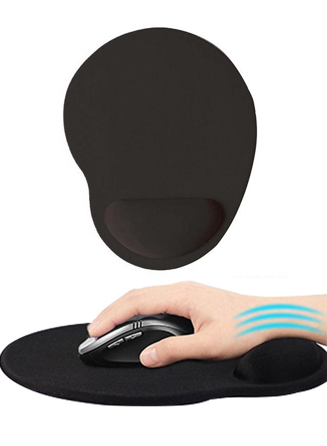 Comfortable Mouse Pad With Wrist Rest Support 23X18X2centimeter - Image 1