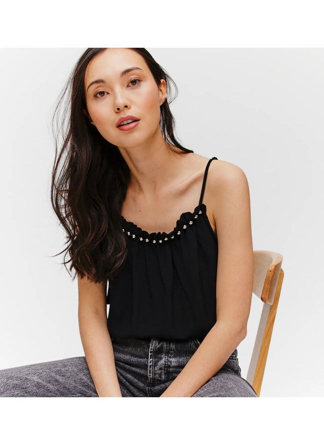 promod - Strappy Beaded Top - Image 1
