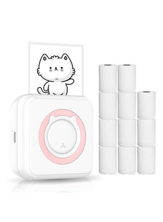All-in-one Photo Printer Multifunction Portable Printer Wireless Instant Mini Printer Support BT Connection for Smartphone with 11 Paper Rolls 57mm Compatible with iOS Android - pzsku/ZEED1EB7EA58928E052B2Z/45/_/1686041417/760fb1a3-b0d6-4078-885a-1d42044942c9