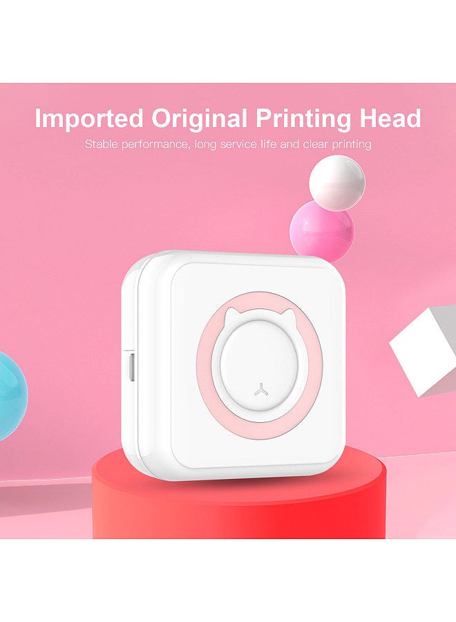 All-in-one Photo Printer Multifunction Portable Printer Wireless Instant Mini Printer Support BT Connection for Smartphone with 11 Paper Rolls 57mm Compatible with iOS Android