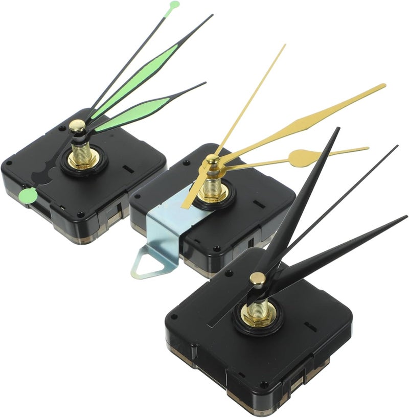 Gadpiparty 2sets High Torque Clock Mechanism Battery Operated Movement Parts for Wall Clock Replacement Accurate Timekeeping - Image 3