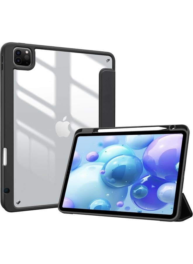 Procases Smart Case For Ipad Pro 11 Inch Case 2022 2021 2020 2018 Slim Stand Hard Back Shell Cover For Ipad Pro 11 4Th Generation 2022 3Rd Gen 2021 2Nd Gen 2020 1St Gen 2018 Black - Image 1